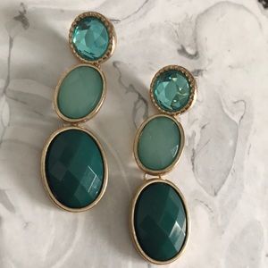 Dangle turquoise earrings